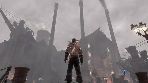 Вид на фабрику Ловкача в Fable 3